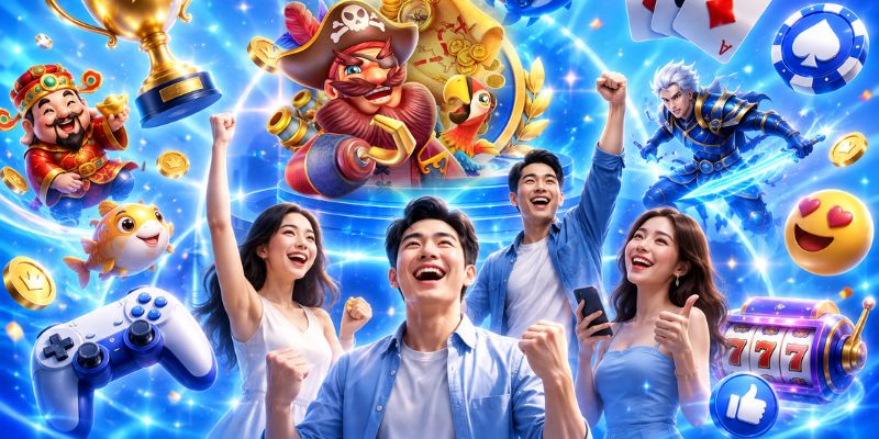 Người chơi tán thưởng dịch vụ của thương hiệu